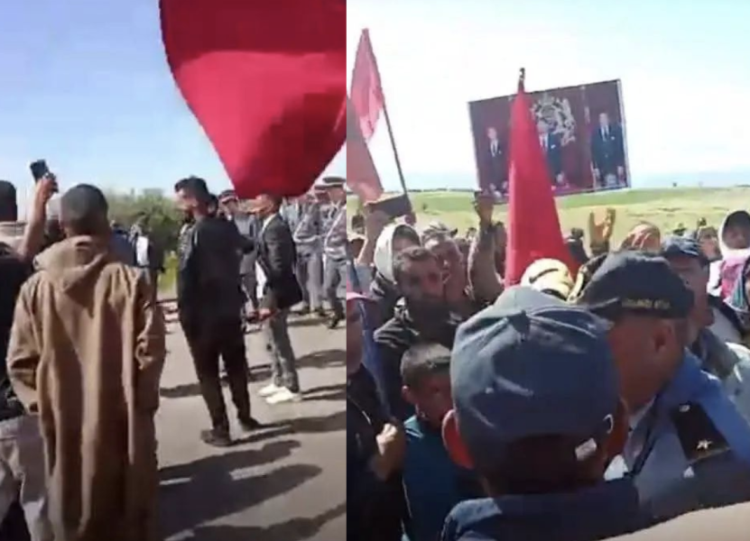 إصابة 4 دركيين و11 عنصرا من القوات المساعدة في احتجاجات على مقلع بقلعة السراغنة